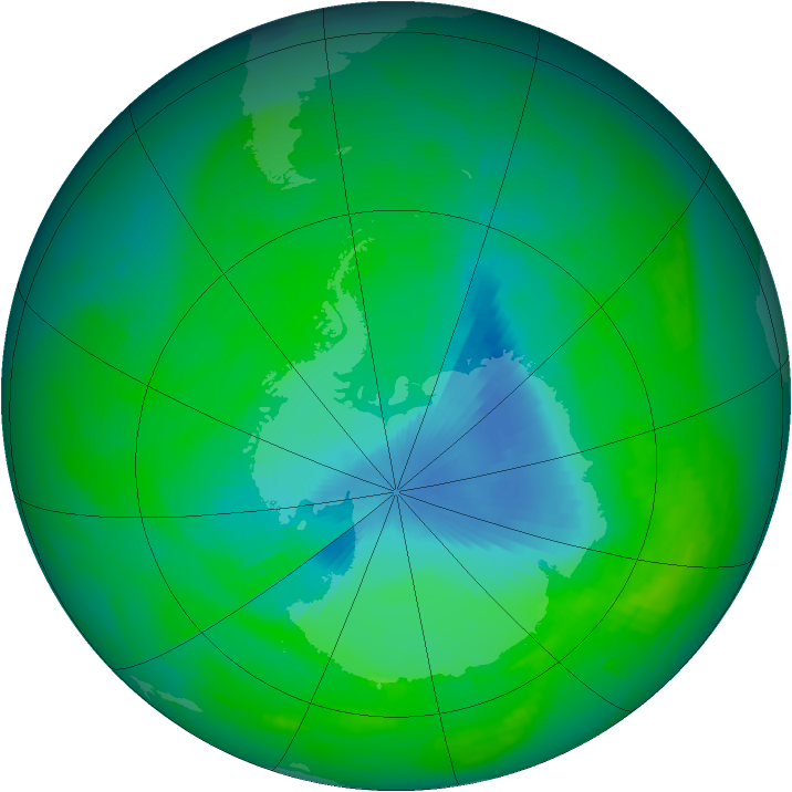 Ozone Map 1984-11-30
